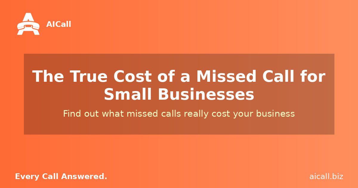 The True Cost of a Missed Call for Small Businesses